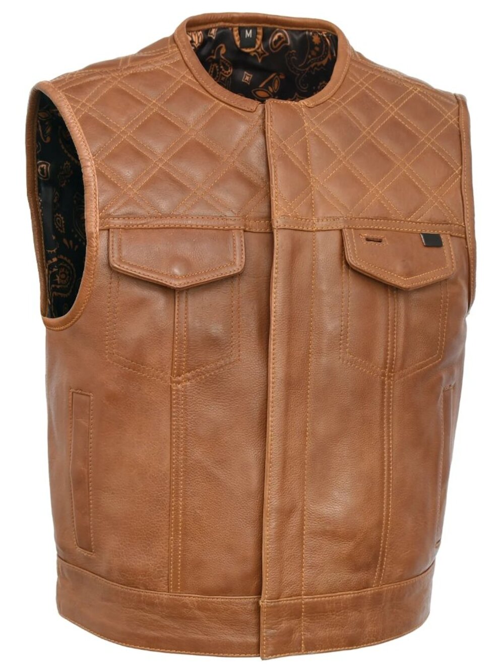 Rugged Ridge Men’s Premium Leather Riding Vest (Signature Collection)